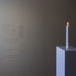Katie Paterson, Žvakė (iš Žemės į juodąją skylę), 2015. Foto: Remio Ščerbausko