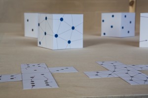 Attila Csörgő, Dice Tectonics, 2015. Photo: Remis Ščerbauskas